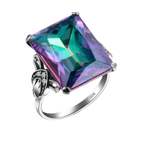 Women Wedding Ring Elegant Rings Cubic Zirconia Jewelry Size 6-10 - Bild 5 von 19