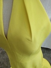 Eliza J Yellow Halter Gown Sz 6