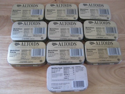 Altoids Peppermint Tins Lot of 10 Empty Tins - Picture 2 of 6