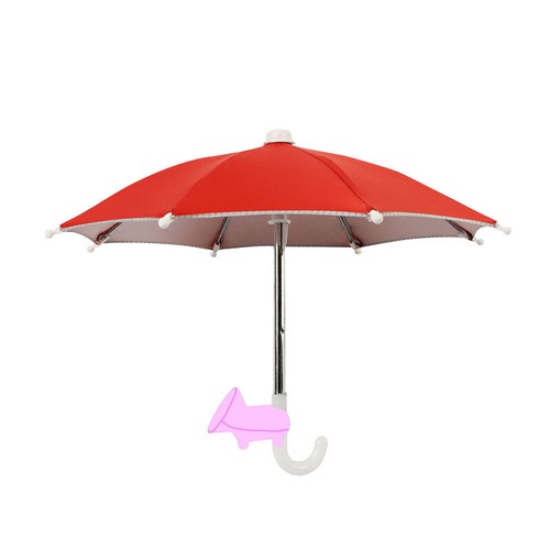 Mini support de téléphone portable parasol parapluie soleil tasse d'aspiration portable joli décor - Photo 36 sur 44