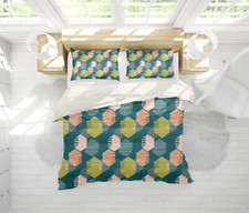 3D Geometric Pattern Colorful Quilt Cover Set Duvet Cover Bedding Pillowcases
