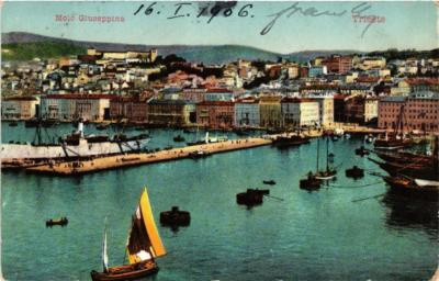 CPA AK TRIESTE Molo Giuseppina ITALY (550100)