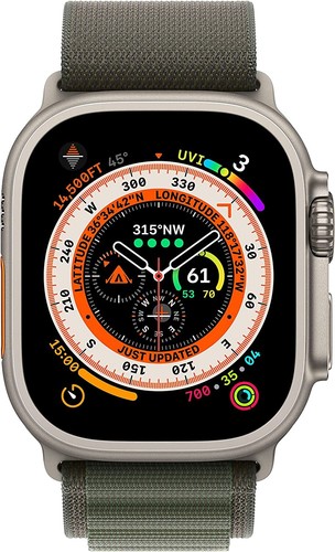 Apple Watch Ultra GPS y celular 49 mm titanio Trail Alpine Loop océano excelente - Imagen 10 de 69