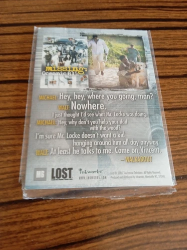 Trading Cards Lost Season 1 Inkworks Special Card