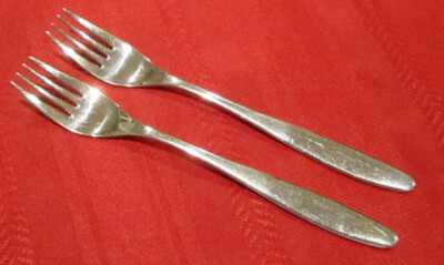2 Pinti Inox 18/10 Ischia 7 1/8'' Forks Replacement Piece Stainless Flatware