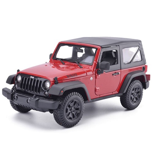 1:18 Jeep Wrangler Rescue Car Police Car Alloy Simulation Car Model Collection - Picture 14 of 17