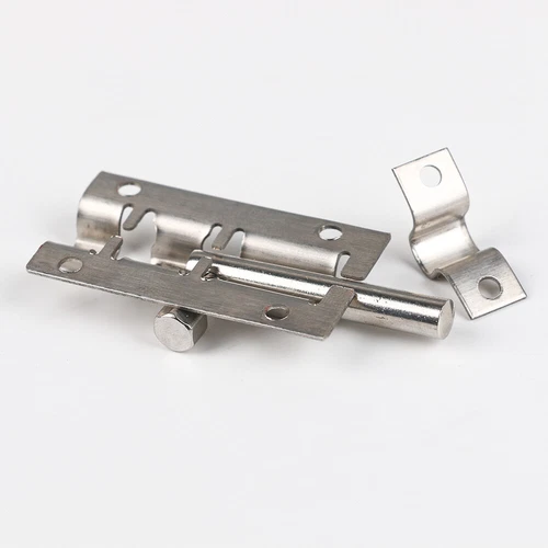 SLIDE BOLT Bathroom Toilet Shed Door Lock Catch Latch Various Size W/ Screws - Picture 9 of 13