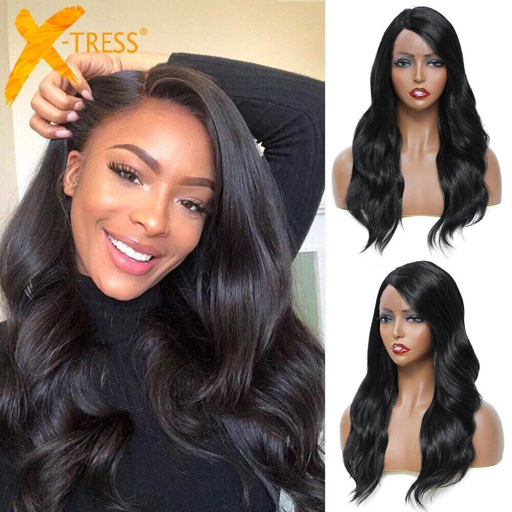 New Wavy Synthetic Hair Lace Part Wig 22\