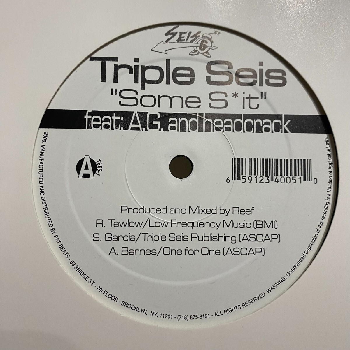 TRIPLE SEIS - SOME SH*T / ROLL TILL WE BANKRUPT (12