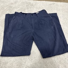 AYR The Pal Navy Blue Pants sz 29/32 marble-like patina from process Sunny Dry