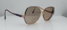 Vintage Blue Purple Translucent Oval Sunglasses FRAMES ONLY
