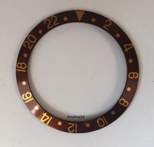 Inserto lunetta marrone/oro generico alta qualità Rolex GMT 16718, 16750/16760/16700