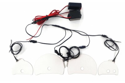 Dodge Challenger - Indiglo El sheet glow gauge plasma dials speedometer disc glow sh