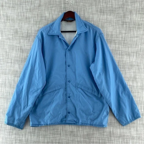Vintage Pla-jac by Dunbrooke  size Medium 40-42 button windbreaker jacket 9436 - product listing photo