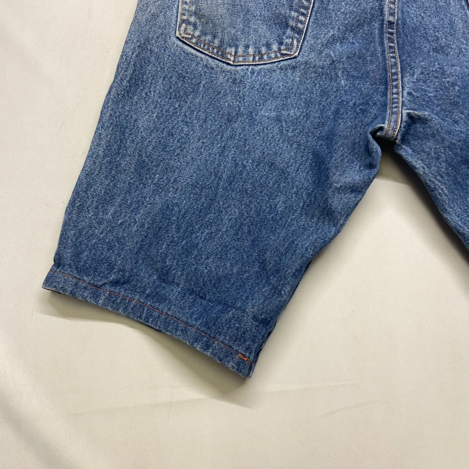 Pantalones Cortos Denim Reed FR Para Hombre 38 X 34 Azul 100% Algodón Frente Plano Diseño de 5 Bolsillos Foto 3 de 4