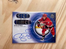 2020-21 Upper Deck SP Authentic Sign of the Times RYAN DZINGEL AUTO #SOTT-RD