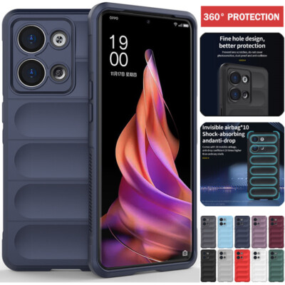 Rugged Case Bumper Shockproof Heavy Duty Soft Cover For OPPO Find X5 Pro Lite 