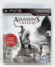 Assassin's Creed III(Sony PlayStation 3, PS3)-New Sealed-NOT FOR RESALE