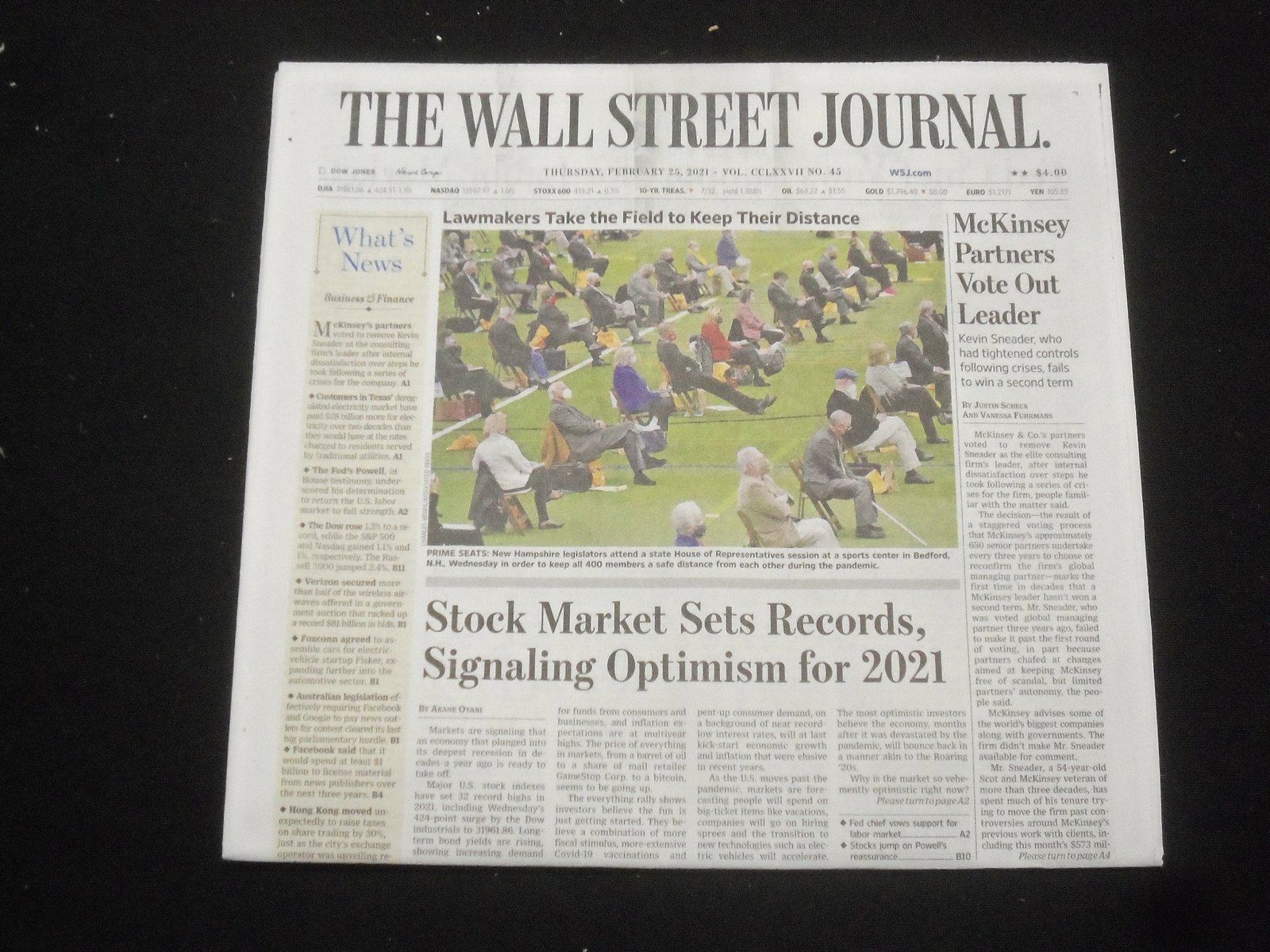 2021 FEBRUARY 25 THE WALL STREET JOURNAL STOCK MARKET SETS RECORDS eBay