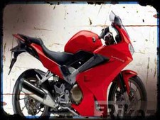 A4 Metal Sign motorbike vfr800f Honda