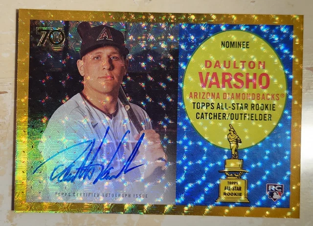2021 Topps All Star Rookie Cup Daulton Varsho 1/1 Foilfractor Auto