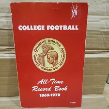 College Football All-Time Record Book 1869 - 1970