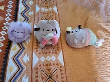 Pusheen Plush Lot Mermaid Candy Cane Keychain Puff