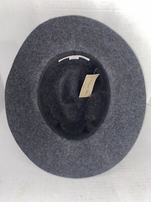 Michael Stars 16341 Womens Fedora Hat Wide Brim Grey Size  display picture 1