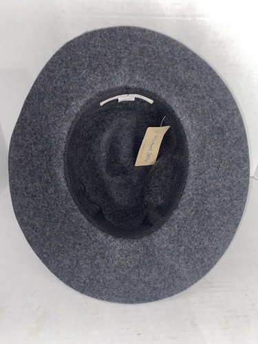 Michael Stars 16341 Womens Fedora Hat Wide Brim Grey Size One Size - Picture 3 of 5