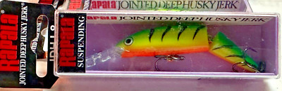 Rapala, Jointed, Deep Husky Jerk, Suspending, Perch, JDHJ08FT, The Original New