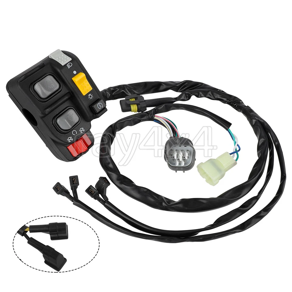 Interruptor de apagado de cambio eléctrico de manillar para Honda Foreman 500 TRX500FE ES 2014-2019 Foto 4 de 4