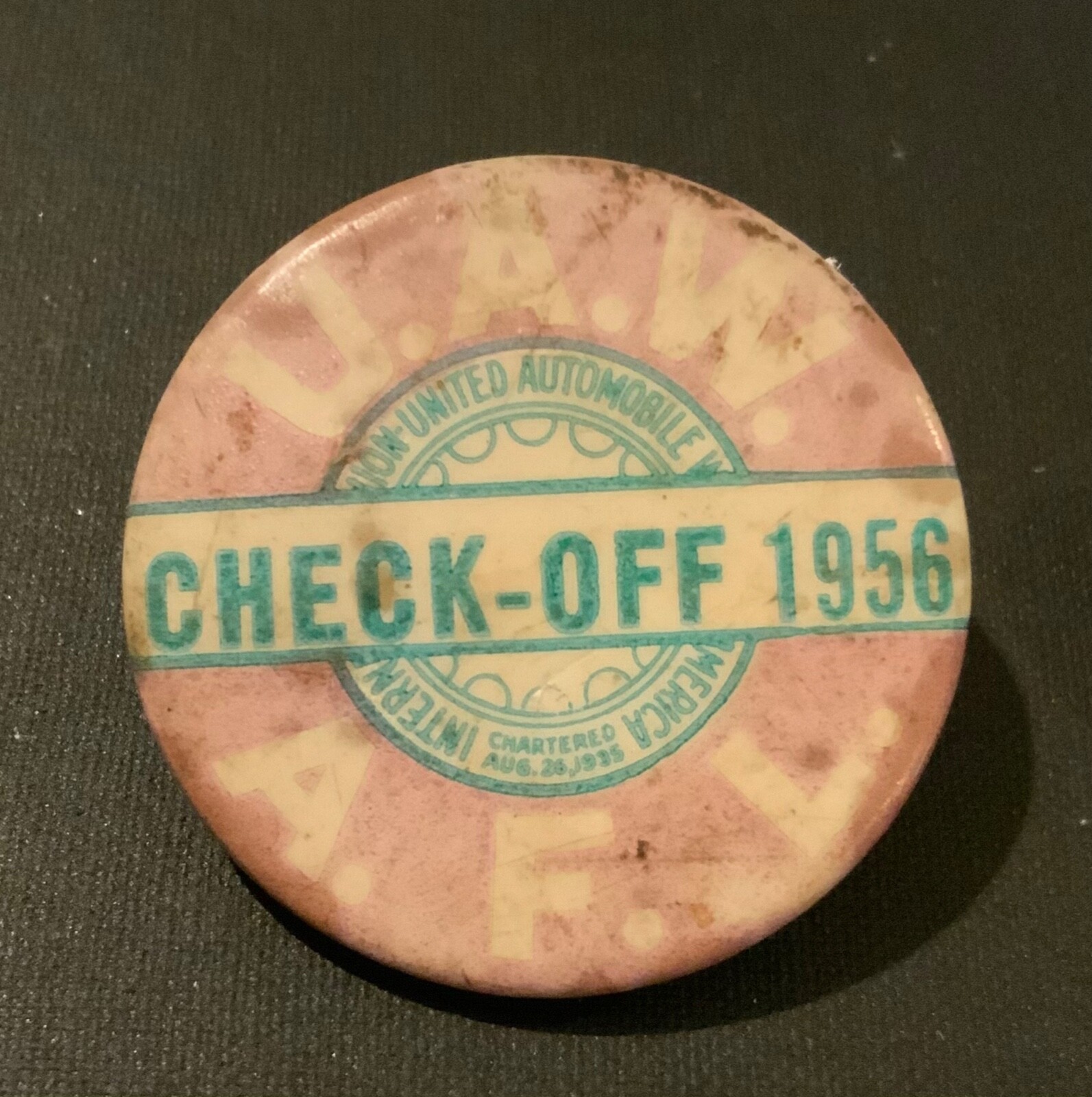 Lot Of 6 Vintage Union Buttons UAW / 4 UAW pins / 1 Buick pin eBay