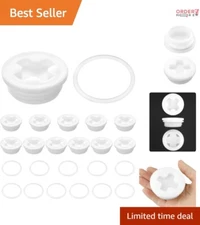 Bung Cap Polyethylene 2" Thread 24 Pack Leak-proof Seal for 55 Gallon Drums