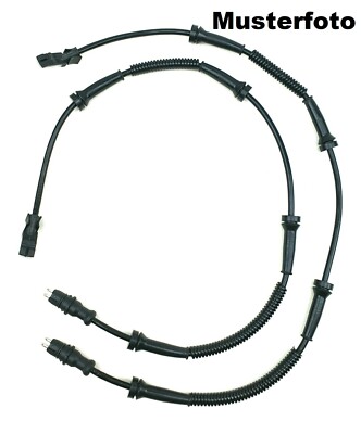 2x Nipparts J5020303 ABS Sensor Speed Sensor for KIA Sephia Rear Both Sides