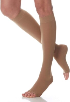 Relaxsan Basic 850A 1 Paar Hautfarbe 1/S Kompressionskniestrümpfe Damen 