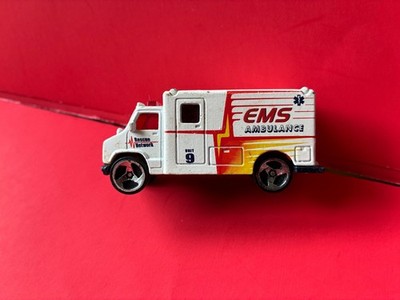 1988 Hot Wheels EMS Chevrolet Ambulance Unit 9  164 scale