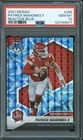 2021 Panini Mosaic Reactive Blue #288 Patrick Mahomes II Gem Mint PSA 10