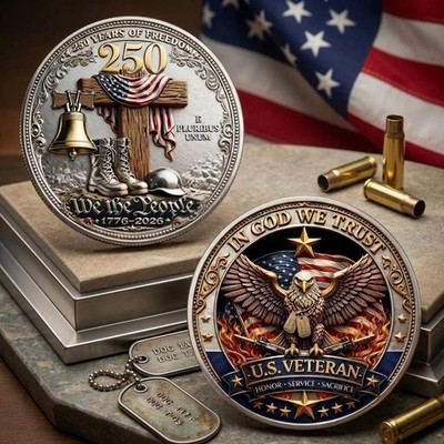 250 Years Betsy Ross Flag, We The People Bald Eagle Shield Patriotic Grommet