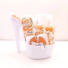 New Home Spa Gift Set Heel Shoe Draizee Citrus Scented Bath Essentials 