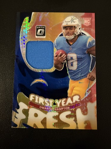 2025 Donruss Optic Omarion Hampton Blue Hyper (RAW)
