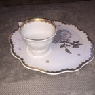FONDE EN 1789 HAND PAINTED FRANCE Gold? Trim Plate And Tea Cup Limoges? — photo 3