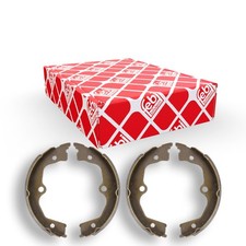 FEBI BILSTEIN 4x Bremsbacken Bremsbackensatz für Trommelbremse Hinten 170875