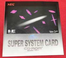 NEC SYSTEM CARD PC Engine CDROM2 Japan o2