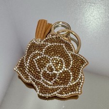 New Brown Flower Keychain/Bag Charm