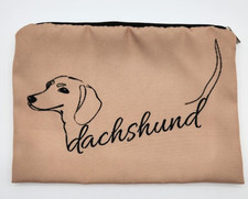 Dachshund zipper bag Make-up bag Zipper Pouch Bag Excellent