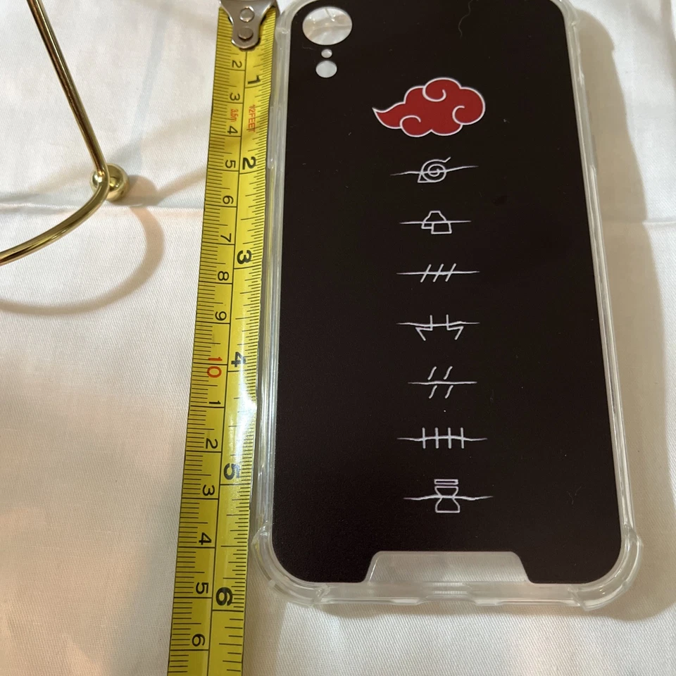 Funda Teléfono Serie Anime Naruto Red Cloud Nuevo XR Iphone Foto 3 de 4