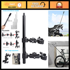 Motorcycle Handlebar Clamp Mount 61" Selfie Stick for Insta360 GoPro MAX 2