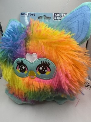 Brand New Multicolor 2025 htf Hasbro furby dog toy  With Squeaker