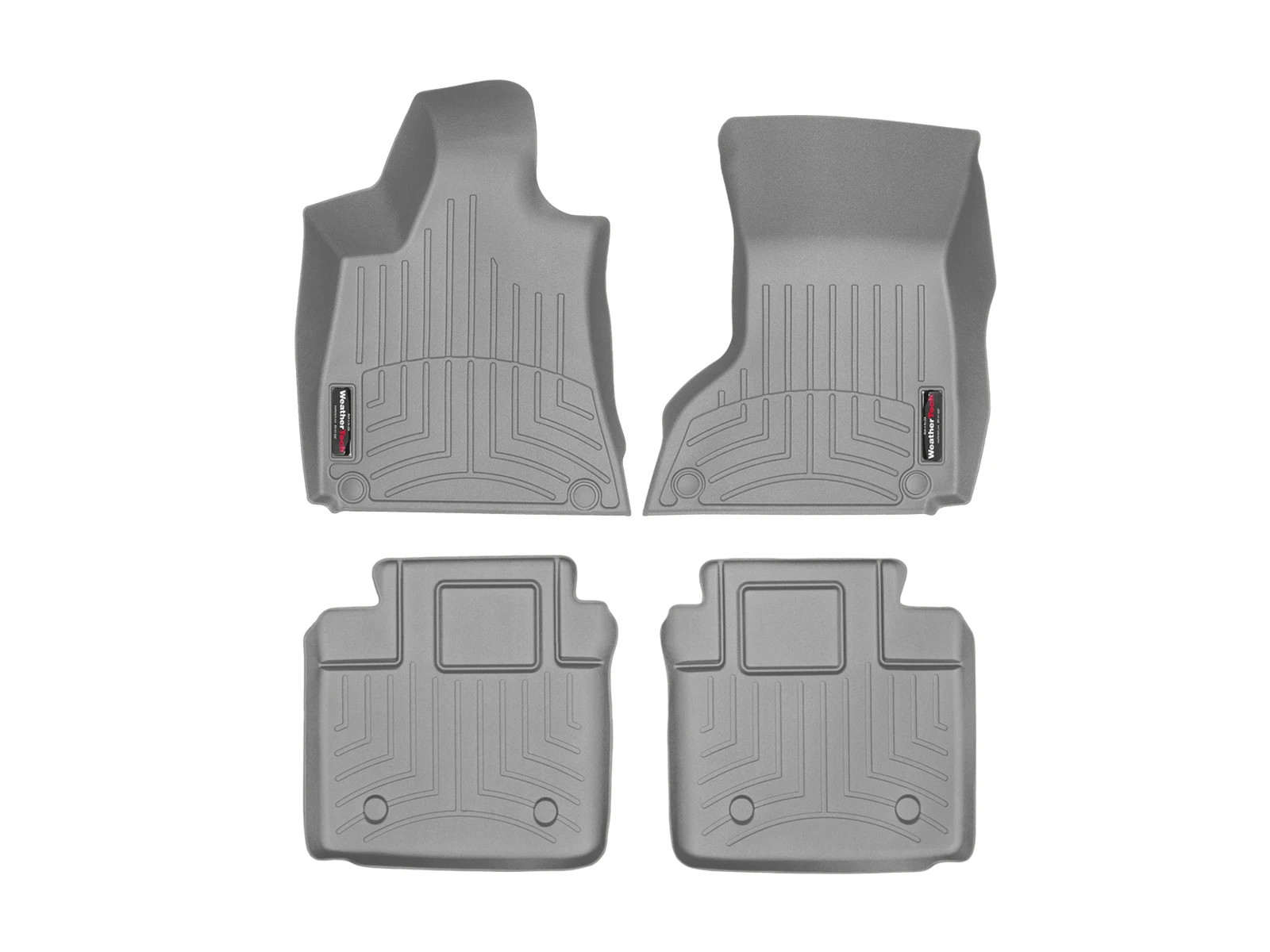 WeatherTech FloorLiner for 2017-2023 Maserati Quattroporte - 1st & 2nd Row, Grey