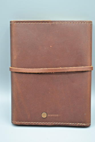 Rustico Leather Softcover Notebook Wine Journal - Lined - Saddle - 19 Crimes - Picture 3 of 6
